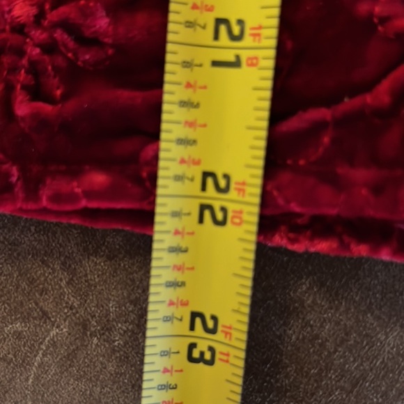 ConradC Collection Red Large Pull Over Textured Deep Wine Red - Picture 10 of 12